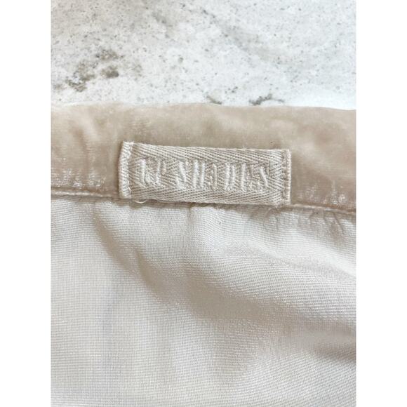 CP Shades Velvet Tunic Beige Soft Size Small - Picture 4 of 6